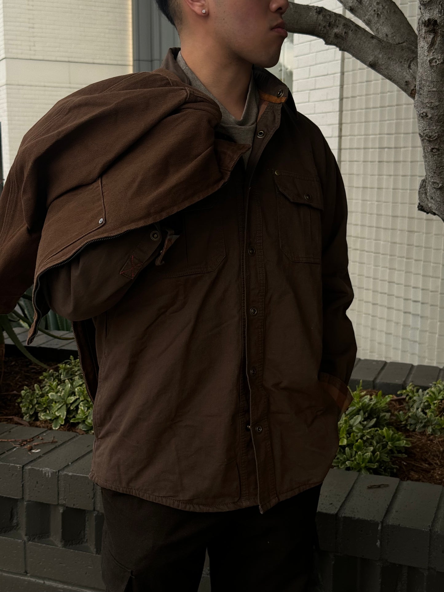 Brown Shirt Jacket