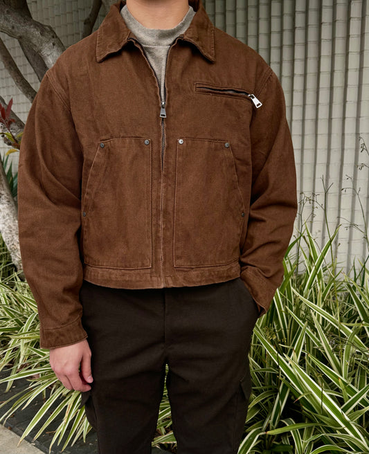 Boxy Twill Jacket