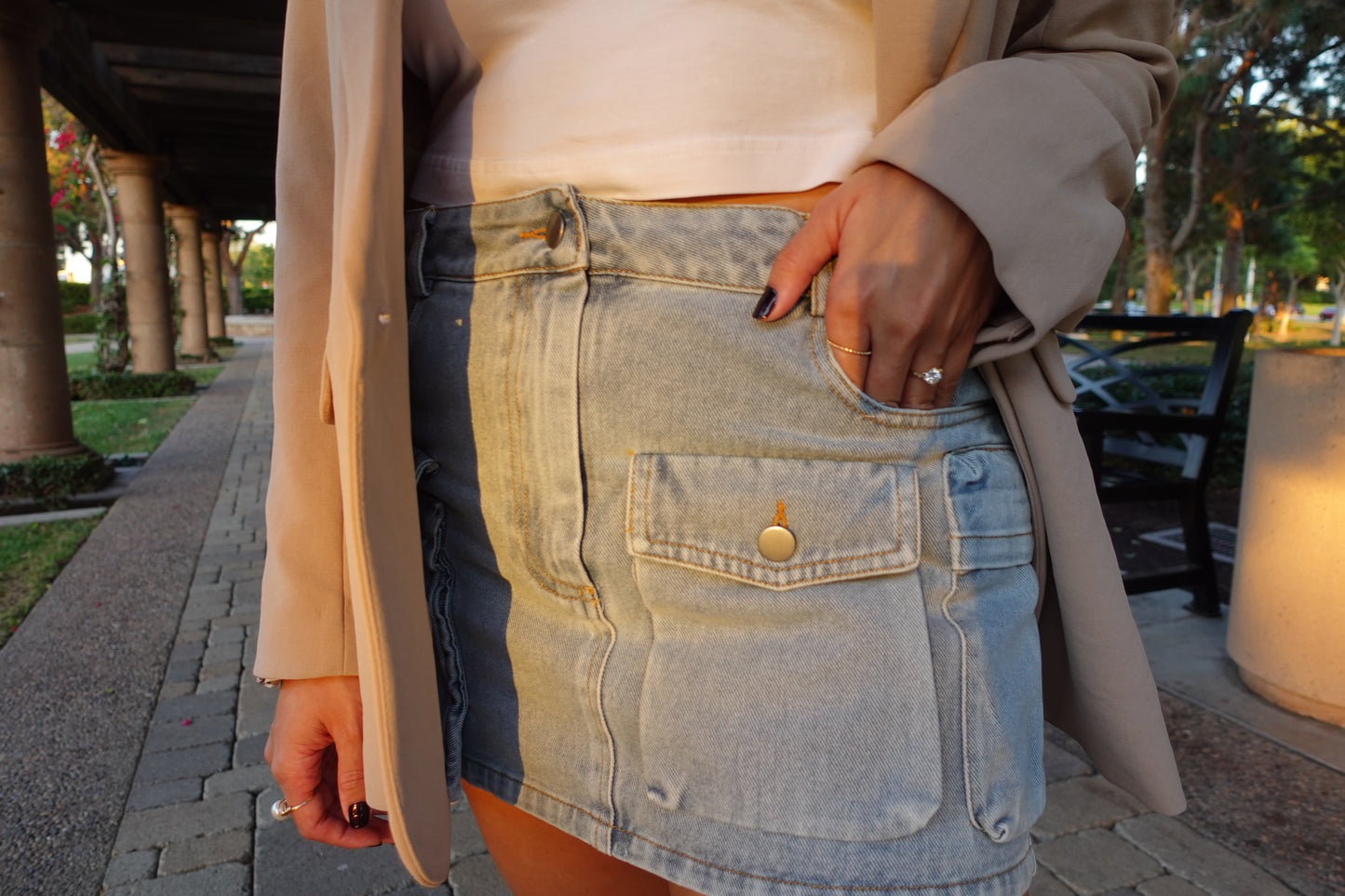 Cargo Mini Skirt