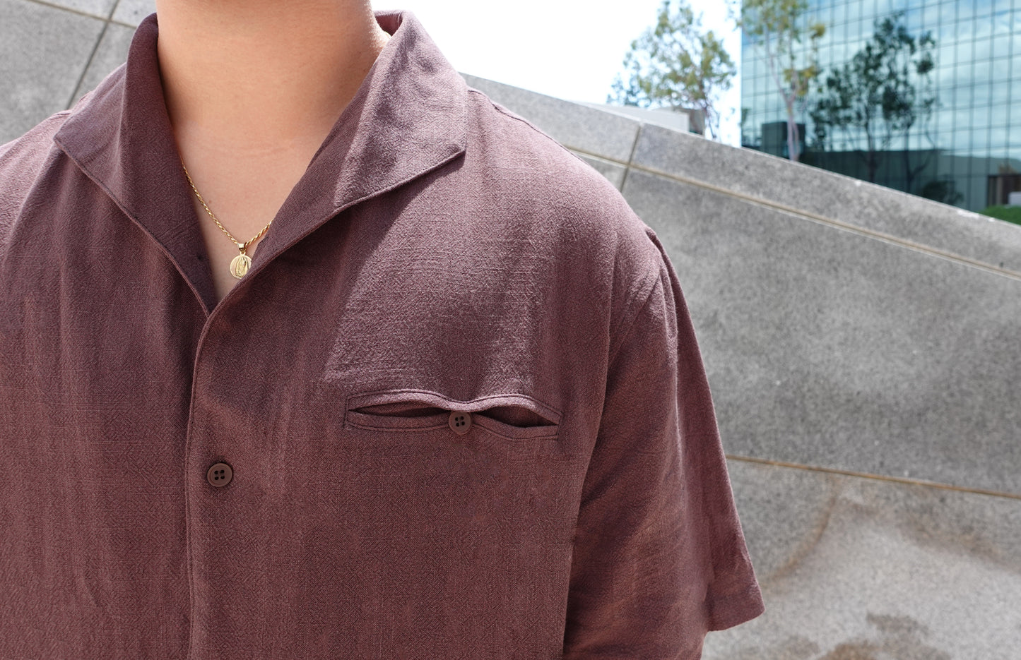 Linen Button Down